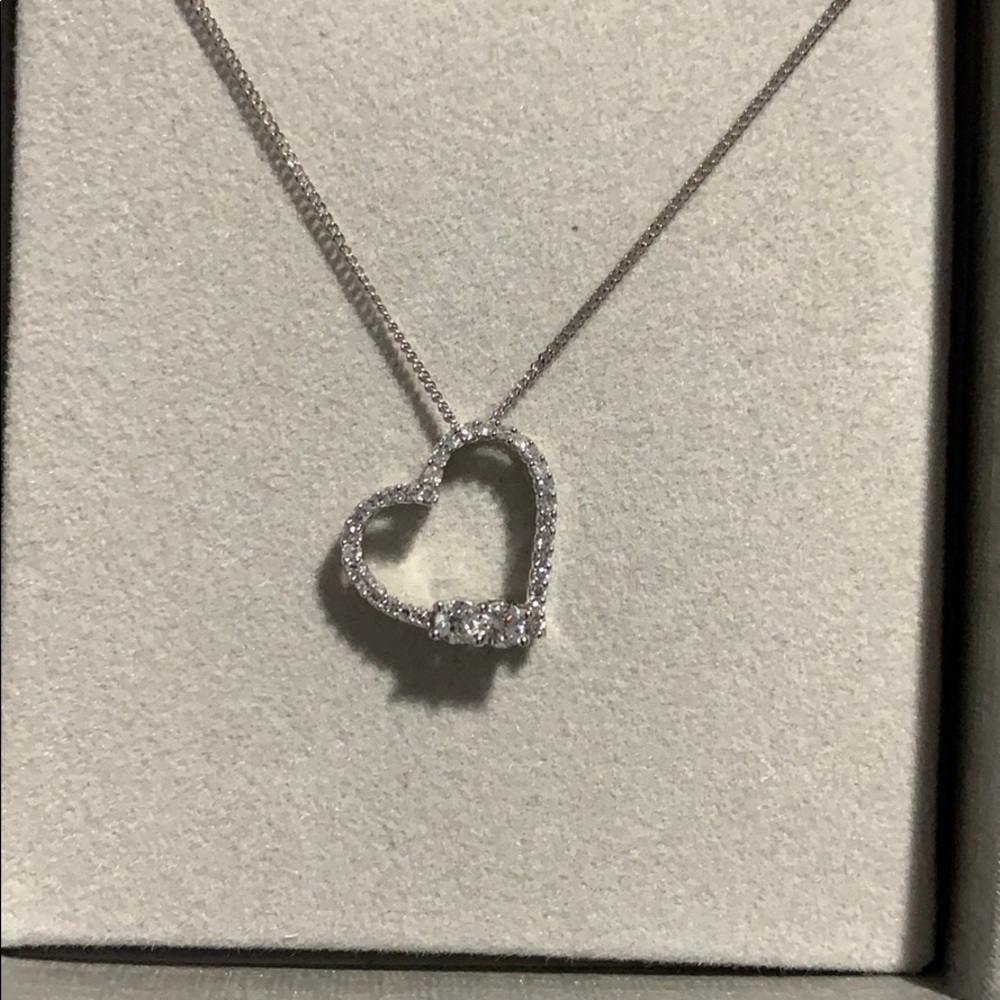 Zales heart necklace